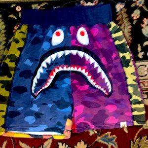 Bape shorts multicolor authentic